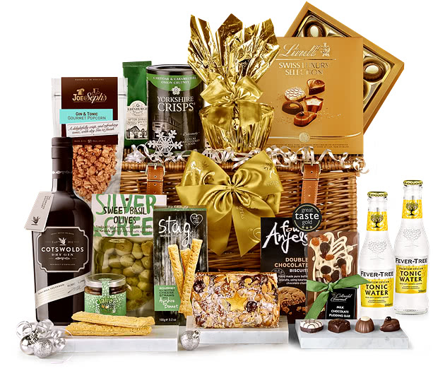 Merry Feast Hamper With Gin & Tonic